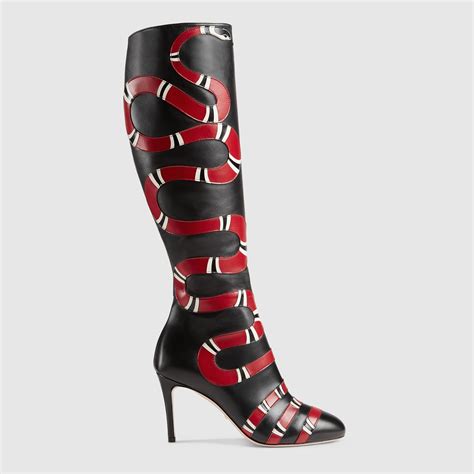 gucci shoe with snake|gucci boots snake bottom.